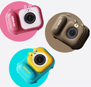 Kamera Digital Anak Laki-laki dan Perempuan, Kamera Swafoto Mainan 48MP 1080P HD Balita - Product Image 1