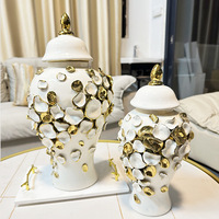 Neue kreative Keramik vase im nordischen Stil Fabrik Großhandel Ingwer gläser Luxus Keramik Porzellan vasen