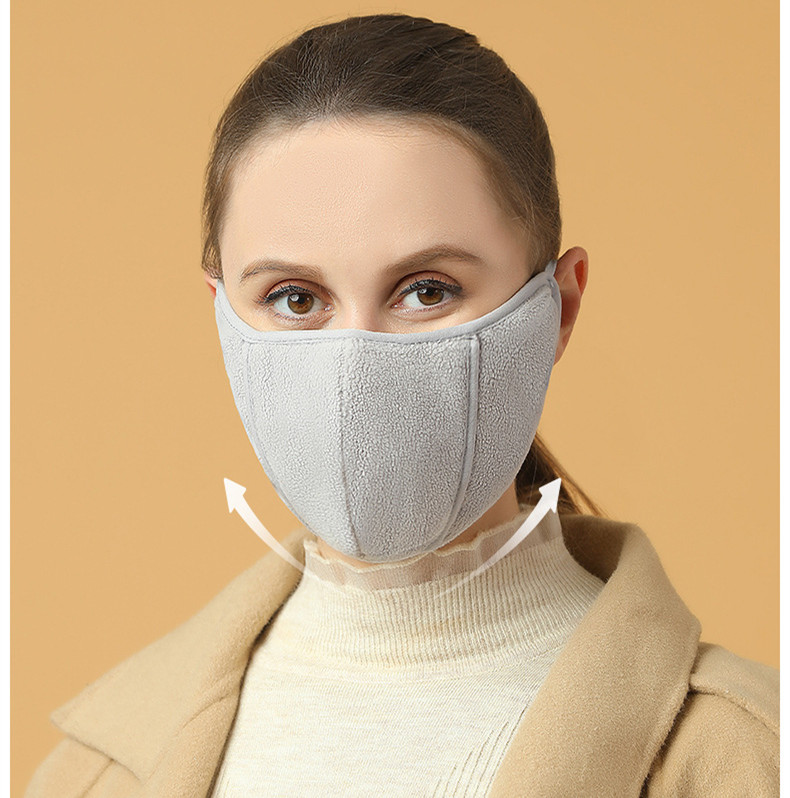 Оптовая продажа, пользовательский многоразовый Модный чехол для рта, серебристый ионный хлопковый вечерний зимний уличный костюм, наружная спортивная защита для лица для верховой езды