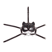 Lumi FC04 Jouets sexuels étanches pour couples, accessoires SM, masque de renard, bâillon buccal, dispositifs de bondage, dispositif de tortion, bandeau pour les yeux, plaisir