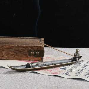 <span class=keywords><strong>Eau</strong></span> qui coule bambou radeau encens insert boîte <span class=keywords><strong>de</strong></span> sommeil pêcheur pêche encens siège chaîne encens base brûleur <span class=keywords><strong>de</strong></span> bois <span class=keywords><strong>de</strong></span> santal - Product Image 6