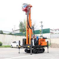 Machine de forage hydraulique très vendue pour puits d'eau de 100m/200m, équipement de forage de puits d'eau hydraulique pour sols