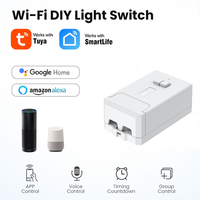 Tuya Smart Life Module de commutation WiFi dispositif marche-arrêt contrôle 2 voies disjoncteur bricolage prend en charge Alexa Google Home RF433 réseau 10A Max