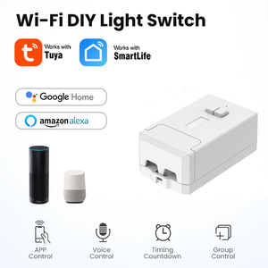Tuya Cuộc Sống Thông Minh Wifi Mô-đun Chuyển Đổi On-Off Thiết Bị 2-Cách Điều Khiển DIY Ngắt Hỗ Trợ <span class=keywords><strong>Alexa</strong></span> <span class=keywords><strong>Google</strong></span> Nhà Rf433 Mạng 10A Max - Product Image 3