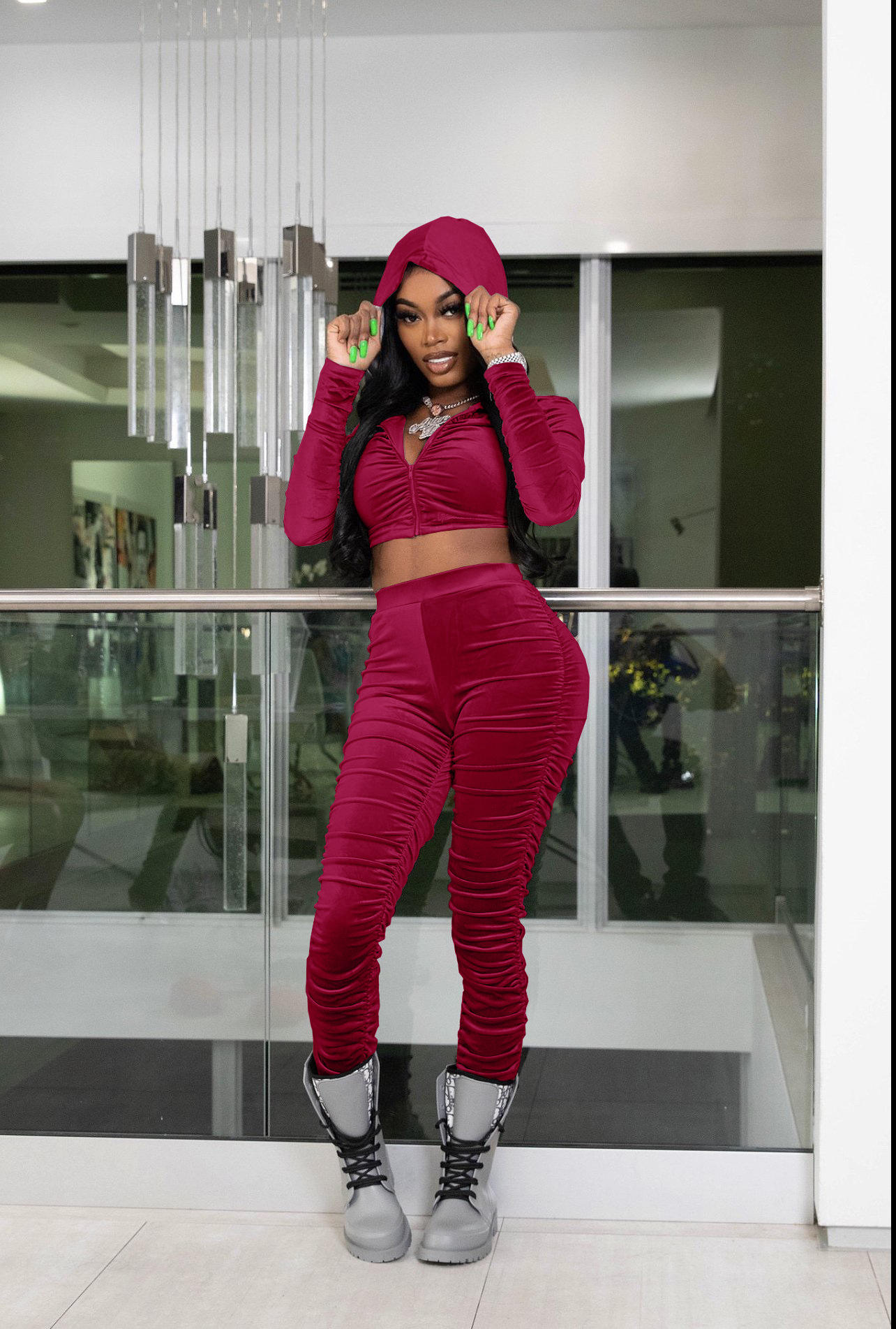 Tracksuit Sweatsuits For Plus Size Women Yuwull Plus Size