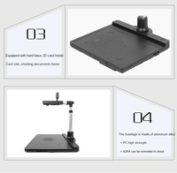 Présentateur visuel portable Scanner de livre A3 A4 robuste Caméra de document haute résolution Scanner de documents