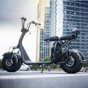 Scooter électrique pliable Citycoco, avec pneus larges, grande puissance, nouveau Design, amélioration des roues, possibilité de vente en gros - Product Image 6