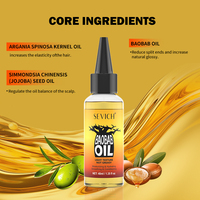 Afrika 40ml minyak penumbuh rambut pabrik grosir alami memperbaiki rambut perawatan minyak Serum untuk WANITA HITAM