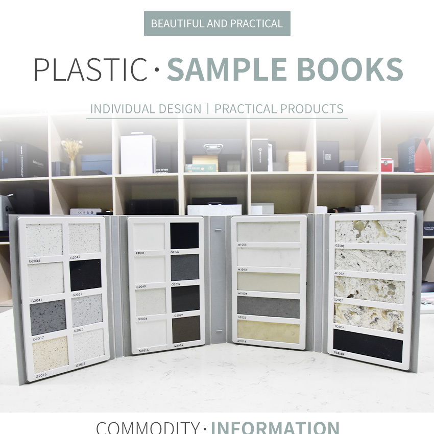 Tsianfan Mosaic Panel Brochure Case Packing Specimen Folder Tile Display Ceramic Stone Granite Marble Quartz Plastic Sample Book