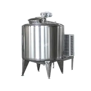 Stainless steel food grade dairy equipment storage tank 200l milk cooling tank