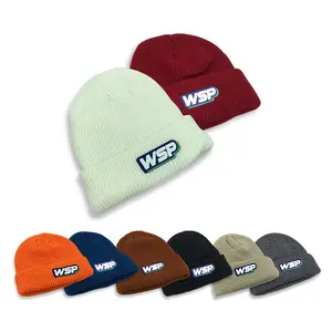 Оптовая продажа, высококачественные акриловые дизайнерские шапки с черепом y2k, OEM, изготовленные на заказ, вязаные зимние шапки с логотипом