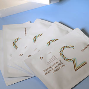 Moq גיליון הסיטונאי טבעוני פנים עם רקומביננטי סוג אנושי רקומביננטי <span class=keywords><strong>3</strong></span> קולגן לחות & עור חזק - Product Image 1