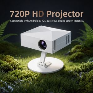 Mini-projecteur portable Android 14 à courte focale, projecteur intelligent WiFi 720P 4K intégré pour home cinéma - Product Image 5