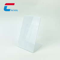 Expositor Acrílico de Alta Gama con Impresión NFC para Menús, NTAG213 215 216 424, Soporte de Mesa Inteligente NFC con Compartición Continua