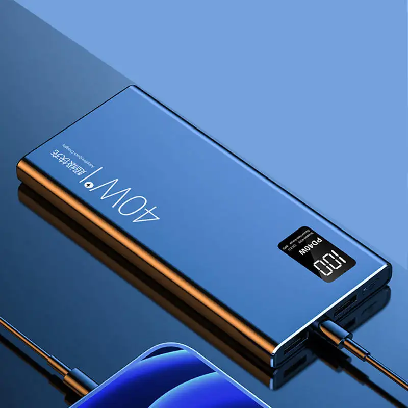 20000mah Two-way Fast Charging Portable Power Bank Ultra Slim Power Bank For iPhone for Xiaomi
