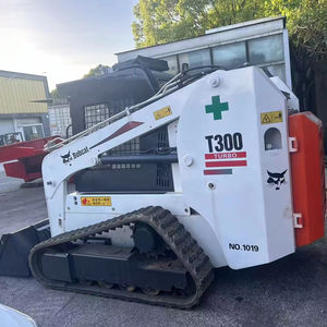 Mini Gebruikte Laders Gebruiken De Krachtige <span class=keywords><strong>Bobcat</strong></span> T300 Kleine Skid Stuur Lader Met Emmer - Product Image 1