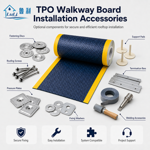 Industrielle TPO-Dach-Laufwegmatten: Hochbelastbare, durchstich- und reißfeste Matten für den Schutz und die Reparatur von Gewerbedächern - Product Image 6