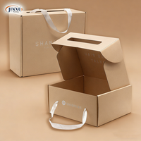Boîtes d'expédition en carton ondulé écologiques en gros, personnalisables avec logo, pour emballage postal et envoi de colis