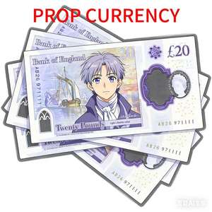 Argent factice en papier GBP Livres sterling britanniques Billets de banque Accessoires de film Jeux de rôle pour la photographie Décoration de fête - Product Image 3