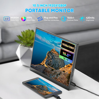Monitor Portátil LumiCreate de 10.5 Pulgadas IPS 16:10 Tipo-C 60Hz 30ms Pantalla Ancha para Laptop con Altavoz Integrado para Viajes