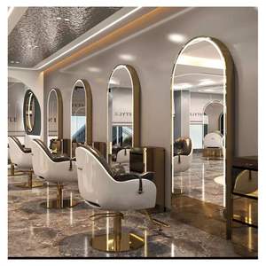 Prima moderno minimalista en forma de LED espejo inteligente montado en la pared para Hoteles Apartamentos barberías salones <span class=keywords><strong>precio</strong></span> de fábrica - Product Image 4