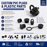 Embouts de finition en PVC, bouchons d'insertion pour tubes en plastique, connecteurs, crochets à anneau en TPE, raccords de tuyauterie industriels moulés par injection