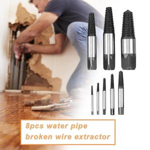 Strumento combinato per uso domestico 8pc rubinetto per valvola a triangolo <span class=keywords><strong>estrattore</strong></span> a vite rotto <span class=keywords><strong>estrattore</strong></span> di filo rotto - Product Image 3