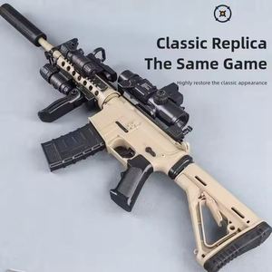 Jouet électronique d'alimentation en <span class=keywords><strong>eau</strong></span> inférieure réglable électriquement de type M4 <span class=keywords><strong>pistolet</strong></span> en plastique à éjection de balles molles pour garçons - Product Image 2