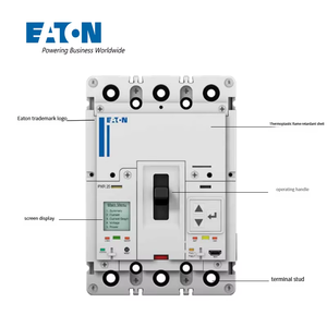 מפסקי זרם יצוקים מסדרת EATON PDC CCC 800A, מפסק זרם אוטומטי (MCB) ומאַלְקַטְרִיָה (<span class=keywords><strong>MCCB</strong></span>) למעגל מכונות - Product Image 2