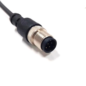 8 pin M12 cảm biến không thấm nước cắm kết nối hàng không với xoắn ốc cuộn cáp có thể thu vào mở rộng dây điện - Product Image 4