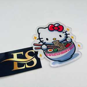 Bandejas de Pestañas Festivas con Personajes de Dibujos Animados, Instrumentos de Belleza, Impresión de Logotipo Personalizado, Bandeja de Pestañas Acrílica, Servicio OEM - Product Image 1