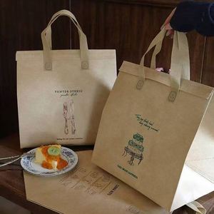 Sacs d'emballage à emporter en aluminium non tissé, isolés thermiquement, résistants à l'humidité, avec logo personnalisé, pour desserts, chocolat au lait à bulles - Product Image 3