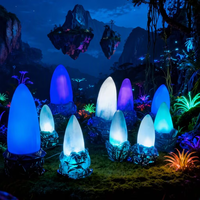 Lumières de paysage série Avatar - Arbres décoratifs pour zones scéniques - Lumières extérieures étanches IP65 RGBW à intensité variable - Garantie 2 ans
