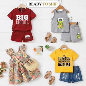 เสื้อผ้าเด็กสต็อกล็อตต่างๆ คละแบบ ชุดเด็กบูติก ชุดเด็กผู้ชายลายตลก ชุดเซ็ต Profit King Apparel จัดส่งภายใน 48 ชั่วโมง - Product Image 1