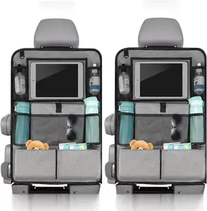 Organizer per sedile posteriore per auto 2 Pack Organizer multifunzionale per seggiolino posteriore appeso per seggiolino auto con supporto per Tablet