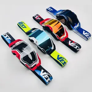 Offer Sample With Custom Logo Outdoor Motorcycle Goggles MX Moto Off-Road ATV Dirt Bike Racing Glasses Motocross Goggles