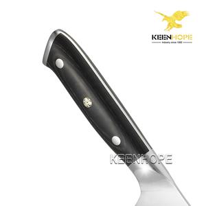 HEROISM 5 بوصة سكين الشيف الياباني سانتوكو مقبض خشبي من الخشب الألماني Din 1.4116 من الفولاذ المقاوم للصدأ 56HRC حادة لمطبخ FBA - Product Image 5