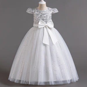 Robe de soirée longue en sequins pour filles, pour anniversaire, fête, enfants, <span class=keywords><strong>junior</strong></span>, remise de diplôme, bal de promo, mariage - Product Image 4