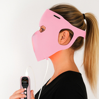 2025 médical 4 puces masque de lumière rouge 4D Led Photon masque facial Silicone Led luminothérapie masque facial
