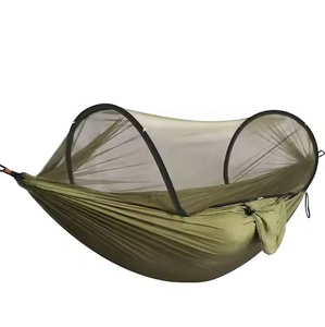 <span class=keywords><strong>Hamac</strong></span> de camping en nylon Ripstop <span class=keywords><strong>ultra</strong></span>-léger avec <span class=keywords><strong>moustiquaire</strong></span> pour l'extérieur, design personnalisé - Product Image 1