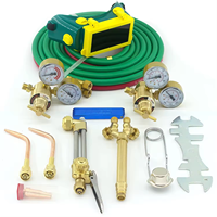 Ensemble complet d'outils manuels de qualité industrielle, manipulateur de soudage pour bouteilles de gaz oxygène/acétylène, équipement essentiel pour le soudage