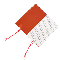 2x5 Zoll flexible Silikon-Heiz matte für Auto-Ölwanne Motor heizkissen mit Hitzeschutz 120V/220V 50W Leistung