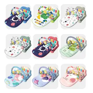 Zhorya multi-fonctionnel bébé activité Gym jeu couverture avec support de Fitness boules musicales piscine bébé piano Gym tapis de jeu