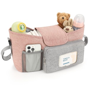 Organizer Universale per Passeggino con Portabicchieri Isolato e Borsa Portaoggetti, Accessori per Uppababy, Baby Jogger, Britax - Product Image 3