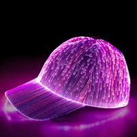 Chapeau de cowboy à paillettes LED écologique et boucles d'oreilles couronne lumineuses pour fête, incluant des accessoires lumineux pour événements promotionnels et soirées rave