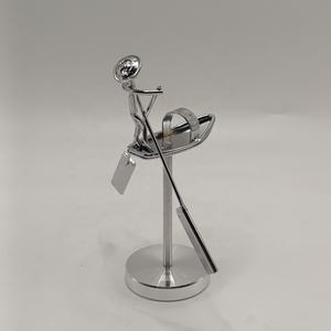 <span class=keywords><strong>Adorno</strong></span> de Equilibrio de Arte Moderno <span class=keywords><strong>para</strong></span> Decoración del Hogar u Oficina, Péndulo, <span class=keywords><strong>Cuna</strong></span> de Newton, Figura de Pescador, Hombre Equilibrista, Decoración de Escritorio - Product Image 4