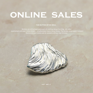 Boutons en alliage YES Yisen en forme de coquille soyeuse : irréguliers double face, argent véritable et <span class=keywords><strong>dor</strong></span>é, pour vêtements féminins - Product Image 3