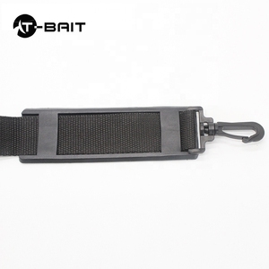 Canne à pêche noir réglable bandoulière taille tige fixe ceinture sangle de transport fronde canne à pêche attirail bandoulière ceinture - Product Image 5