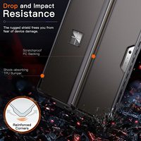 Étui de protection robuste MoKo avec béquille tout-en-un pour Microsoft Surface Pro 7 Plus/Pro7/Pro 6/Pro 5/Pro 4/ LTE