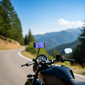 Soporte de silicona para teléfono móvil para motocicleta, soporte flexible impermeable de 360 grados con seguimiento inteligente para conducción - Product Image 2